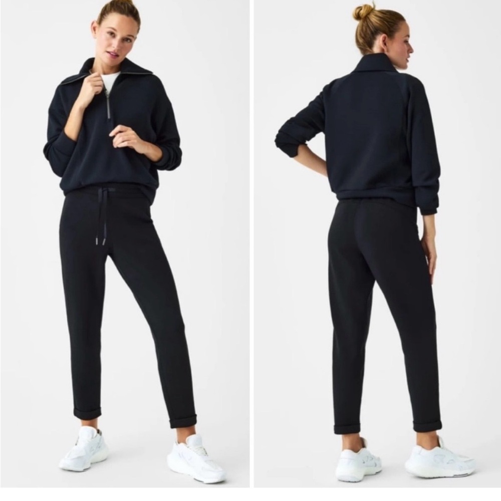 SPANX Women's Black Drawstring Jogger Pants